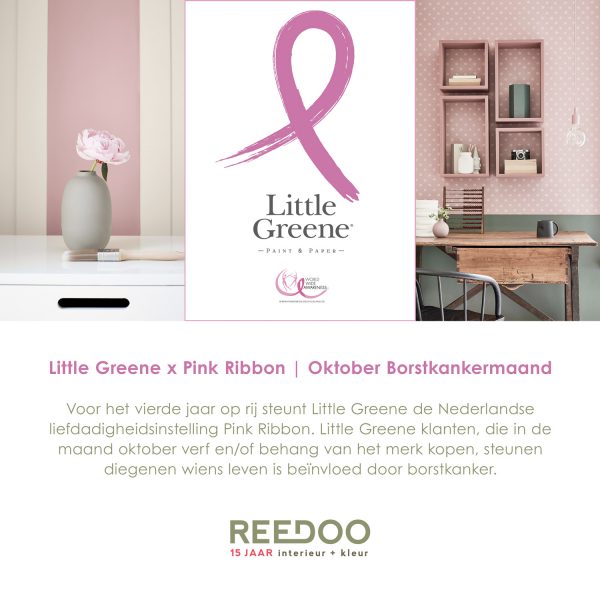 Pink Ribbon actie Little Greene